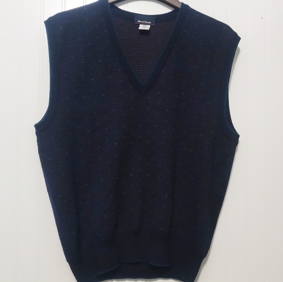 Vintage Mark Shale Wool Vest M - Picture 2 of 10